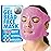Perfect Remedy Face Ice Pack, Reusable Hot & Cold Ice Face Mask, Gel Compress for Helping with Puffy Eyes and aiding in Conditions of Swelling, Facial Spa Cooling Mask for Women and Men (Pink)