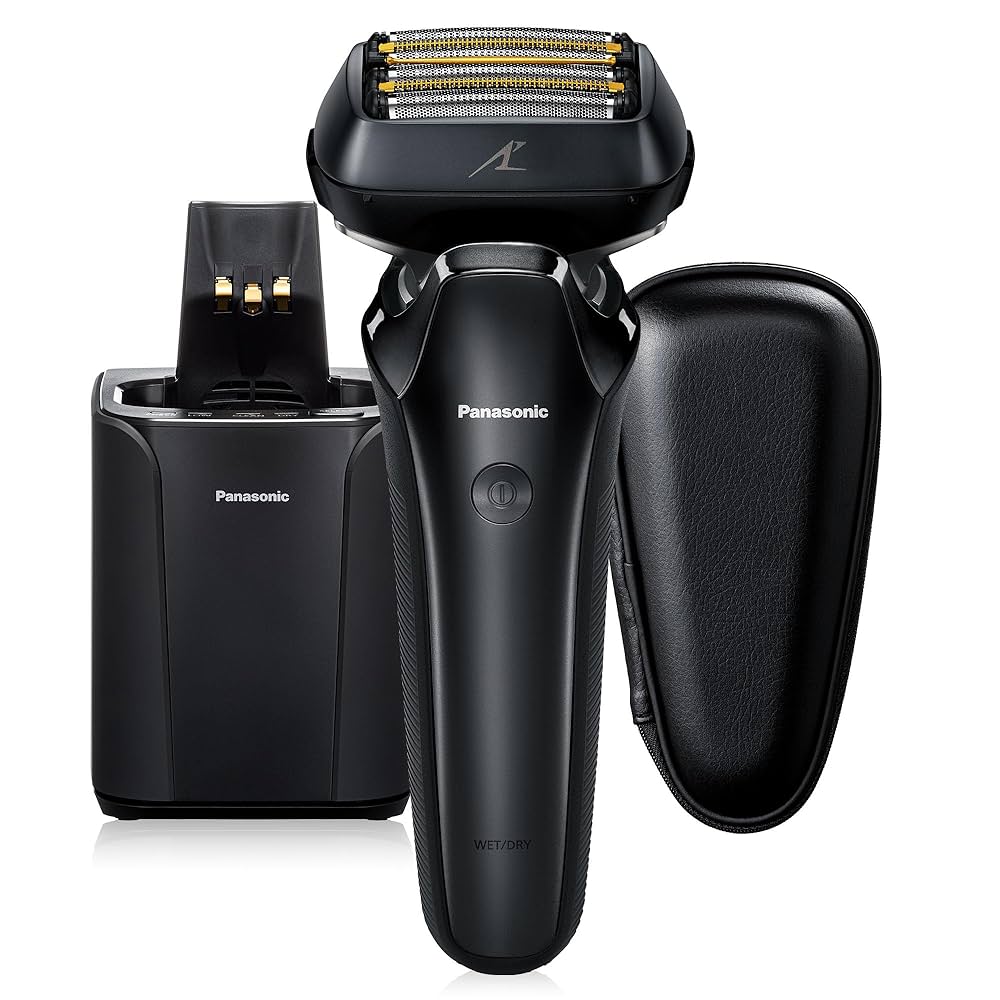 脱毛・除毛 Panasonic ES9177 BLACK Panasonic Arc5 Wet/Dry Close Shave Razor with Trimmer, LV67K