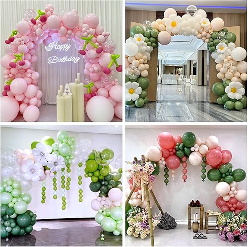 Miniatura 6 de Kit de arco de globos, marco de soporte de arco de globos de 7.4 pies con base para decoración de bodas, baby shower, fiestas de cumpleaños
