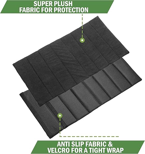 Miniatura 7 de Hudson Comfort Envoltura para poste de sótano, acolchado para poste de garaje con tela antideslizante, velcro fuerte para una envoltura apretada,