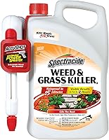 Spectracide Weed & Grass Killer with AccuShot Sprayer, 1.33 Gal - Kills to Root, Rainproof 15 Min, Results in 3 Hours