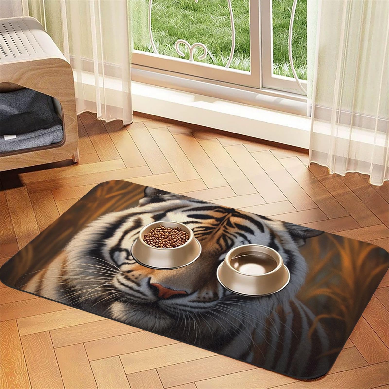 Tapis absorbant pour gamelle Tiger imperméable et séchage rapide