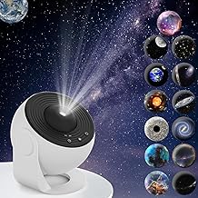 Galaxy プロジェクター、13イン1プラネタリウムスタープロジェクター リアルな星空ナイトライト ソーラーシステム星座月付き 子供/大人/寝室/天井/ホームシアター/リビングルームの装飾に