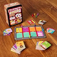 Vista 6 de Sushi Go Party! - El juego de cartas deluxe de seleccionar y pasar de Gamewright, multicolor