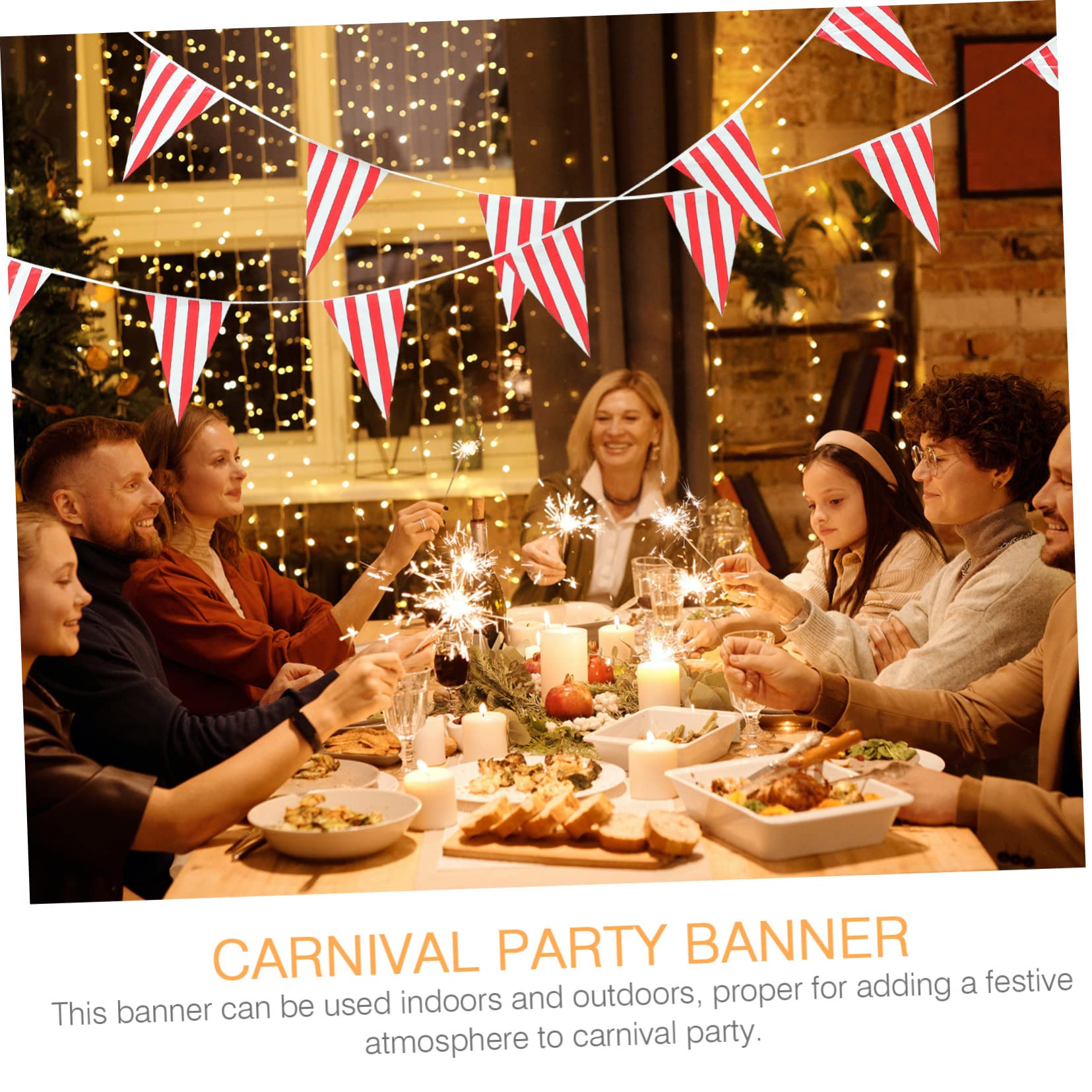 UPKOCH 3 Set O Banner Da Appendere Al Carnevale Ghirlanda Di Fiori Per Decorazioni Di Compleanno Del Circo Bandiera Da Appendere Al Circo