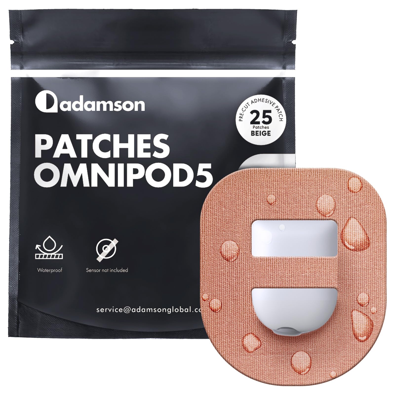 Amazon.com: Adamson Omnipod 5 Overpatches – 25 Waterproof Omnipod