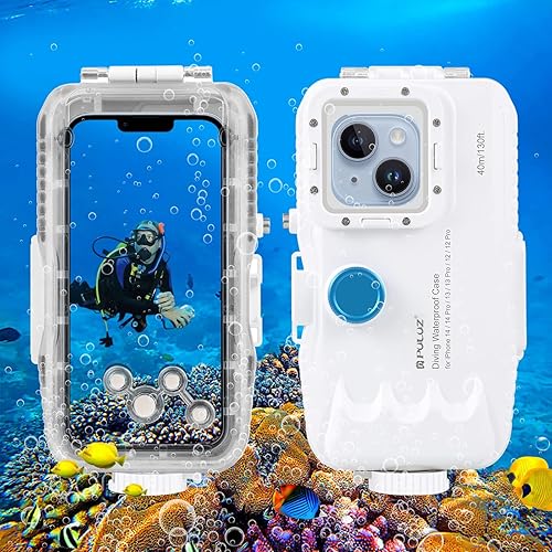 Miniatura 2 de Funda impermeable para teléfono de 131.2 ft131 pies, funda de buceo para teléfono inteligente, carcasa subacuática, funda protectora con filtro
