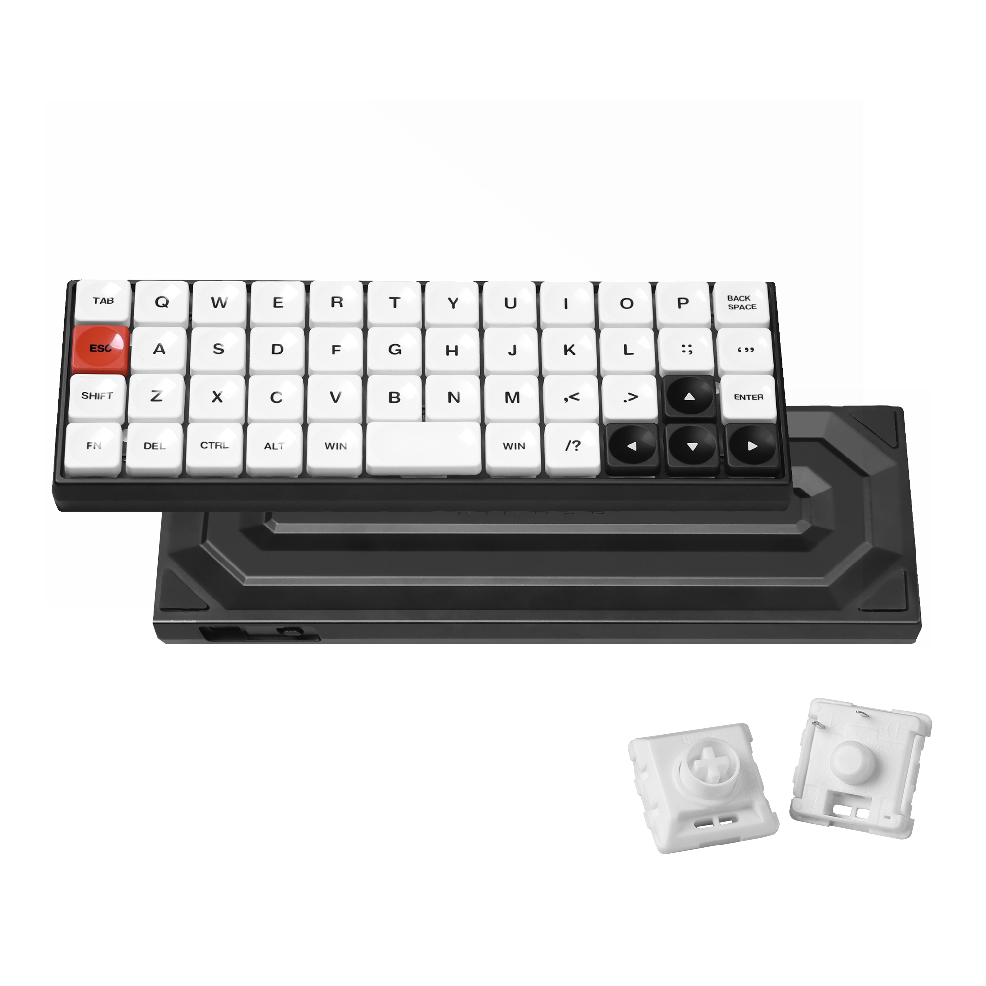 Watch Geonix rev.2 Low Profile Keyboard with Keyboard Case on