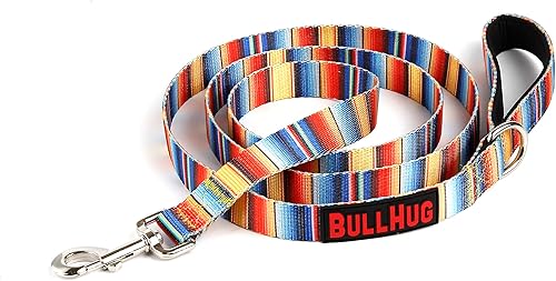 Vista 21 de BULLHUG Correa de bulldog de 6 pies con mango acolchado. Perfecto para bulldogs, bulldogs franceses, pugs y todas las razas. Correas para caminar