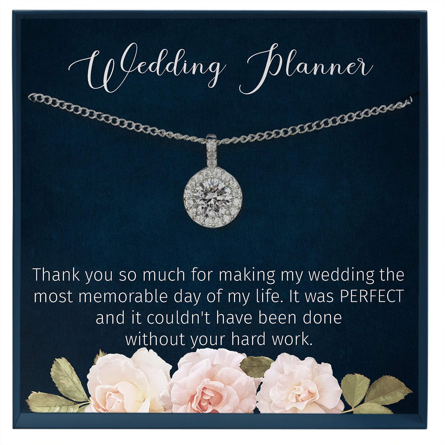 Wedding Planner Gift for Wedding Coordinator Gift for Event Planner Gift Thank You Card for Wedding Planner Appreciation Gift