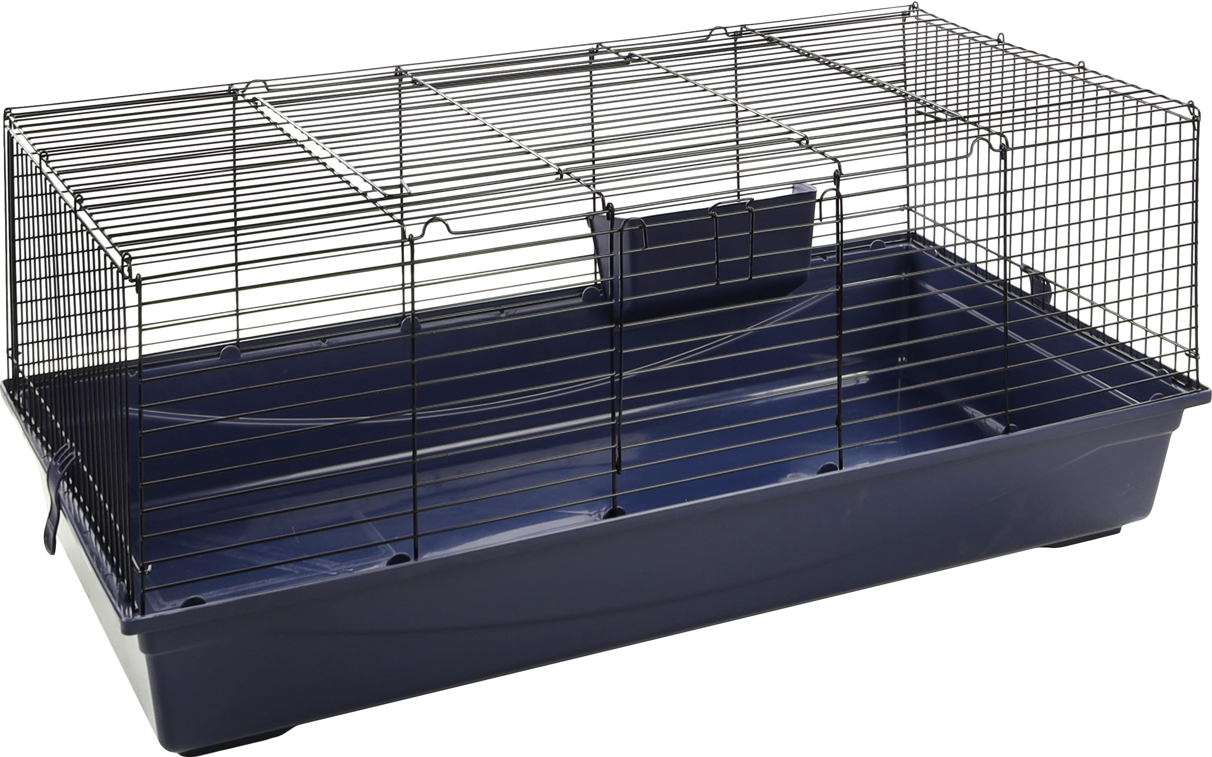 Cage pour Cochon D’Inde ET Lapin Nain JIP Bleu/Noir 120x59x50CM