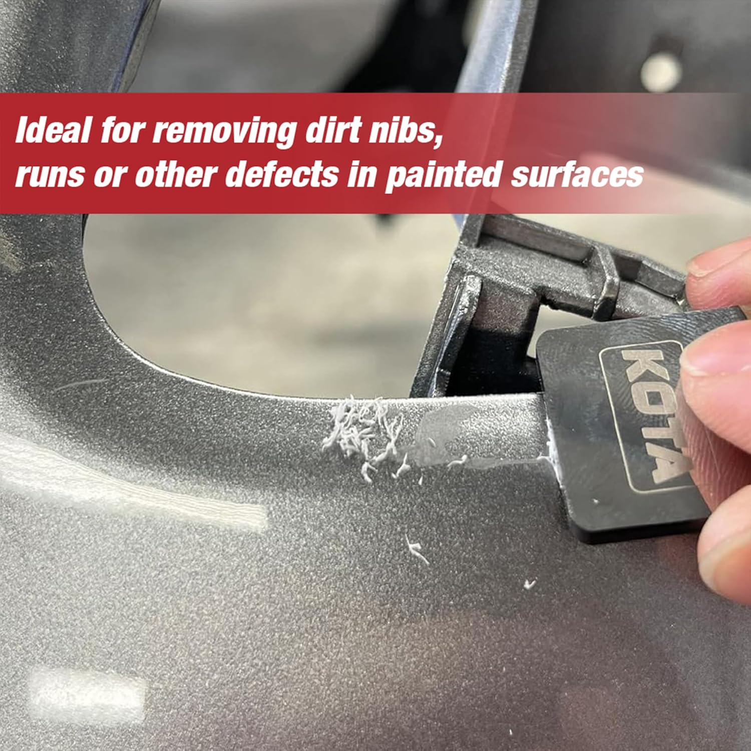 LAUCO Tungsten Denibbing Blade Block Tool For Removing Dust, Paint Runs, Sagging Stains and More. - Image 11