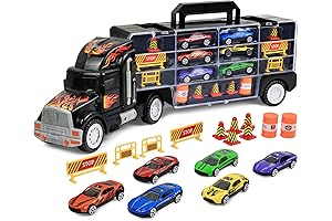 WolVol Transport Car Carrier Truck Toy for Boys and Girls