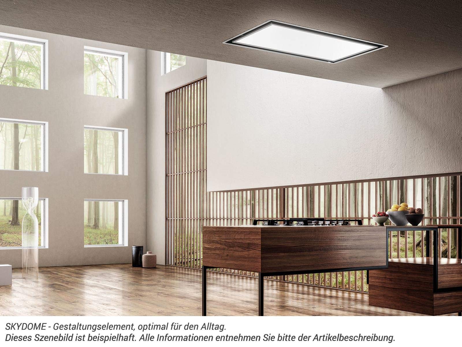 ELICA SKYDOME H16 A/100 PRF0147735A - Cuffia da soffitto, colore: Bianco