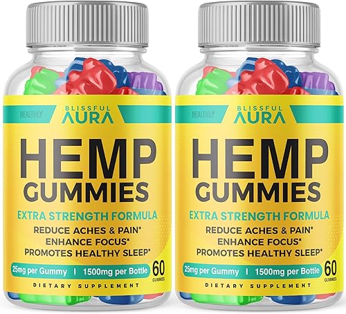Paquete de 2 gomitas Blissful Aura - Fórmula oficial - Gomitas BlissfulAura con extracto de cáñamo fórmula avanzada extra fuerte, gran sabor 2023 disponible en Yaxa Venezuela