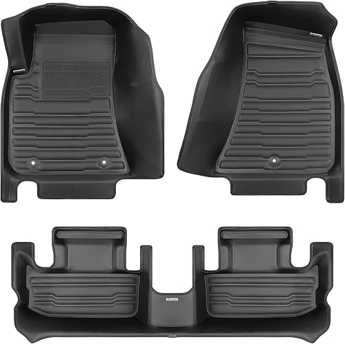 TuxMat - Para los modelos Dodge Challenger RWD 2015-2023 - Alfombrillas personalizadas para automóvil - Cobertura máxima, todo tipo de clima,