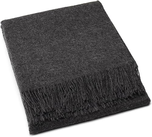 Miniatura 31 de Superfine - Manta de lana de alpaca – Manta ligera de lana merino de alpaca para uso en interiores o exteriores Manta de lana de alpaca peruana