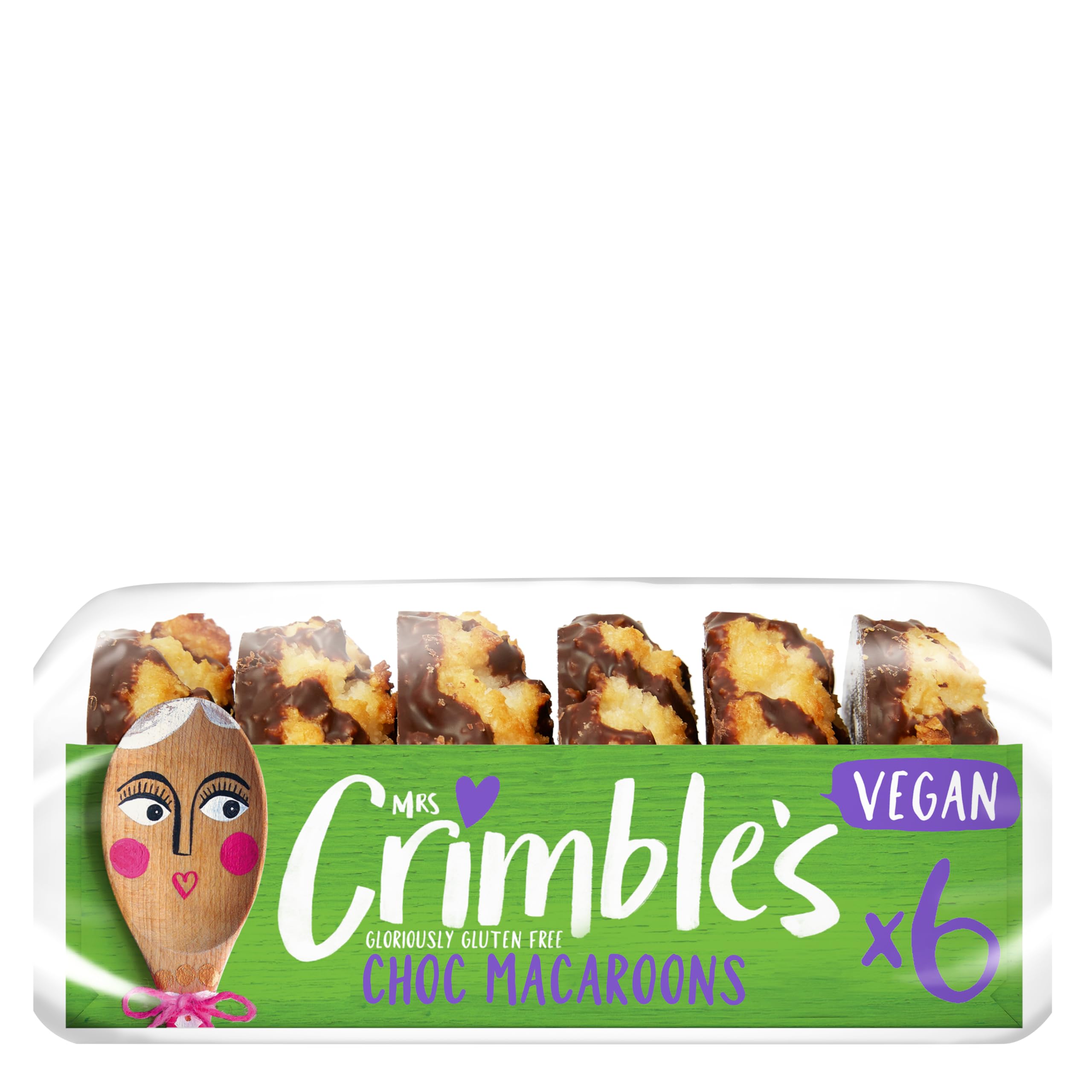Mrs Crimbles Mrs Crimble's Gluten Free Vegan Chocolate Macaroons 195g - 2 Pack