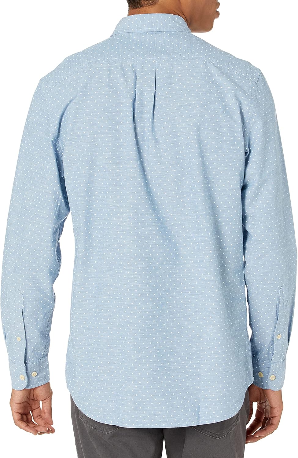 Goodthreads Men's Standard-Fit Long-Sleeve Chambray Shirt