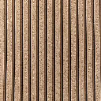 Trafagala 3D Effect Wood Slats Wallpaper Light Oak Grating Wooden Stripe Grain Natural Panels for Walls Wood Effect Wallpaper Wooden Slats Panelling Wall Paper Roll