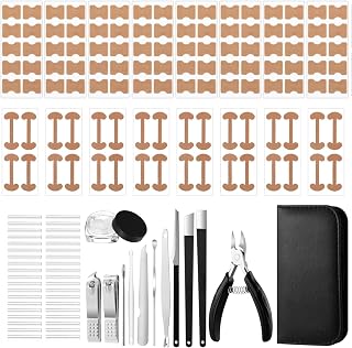 Geiserailie Professional Ingrown Toenail Corrector, 2026 Upgraded Ingrown Toenail Removal Kit with U-shaped Strips, Nail Corrector Home Care Set