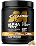 MuscleTech Testosterone Booster for Men, AlphaTest - T-Boost Mens Supplement with Tribulus Terrestris & Boron - Daily Male Gym Workout Supplements for Muscle Growth, Stamina & Energy - 240 Pills