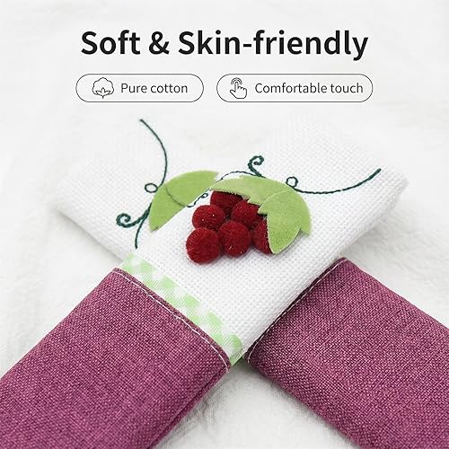 Miniatura 3 de Fundas para manijas de puerta de refrigerador, lavables, mantienen el electrodoméstico limpio para refrigerador, microondas, estufa, horno, atrapa