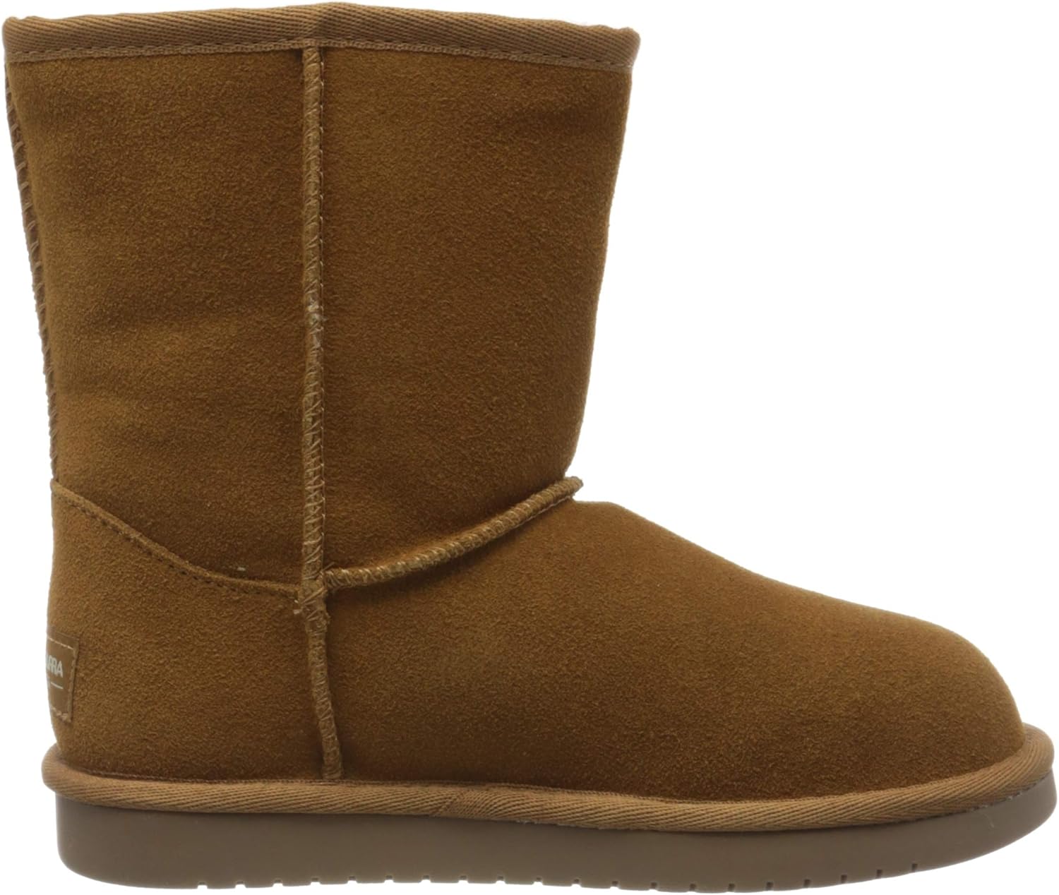 Koolaburra by UGG Girls' Victoria Short Boot (Toddler/Little Kid) 5 Big Kid Chestnut