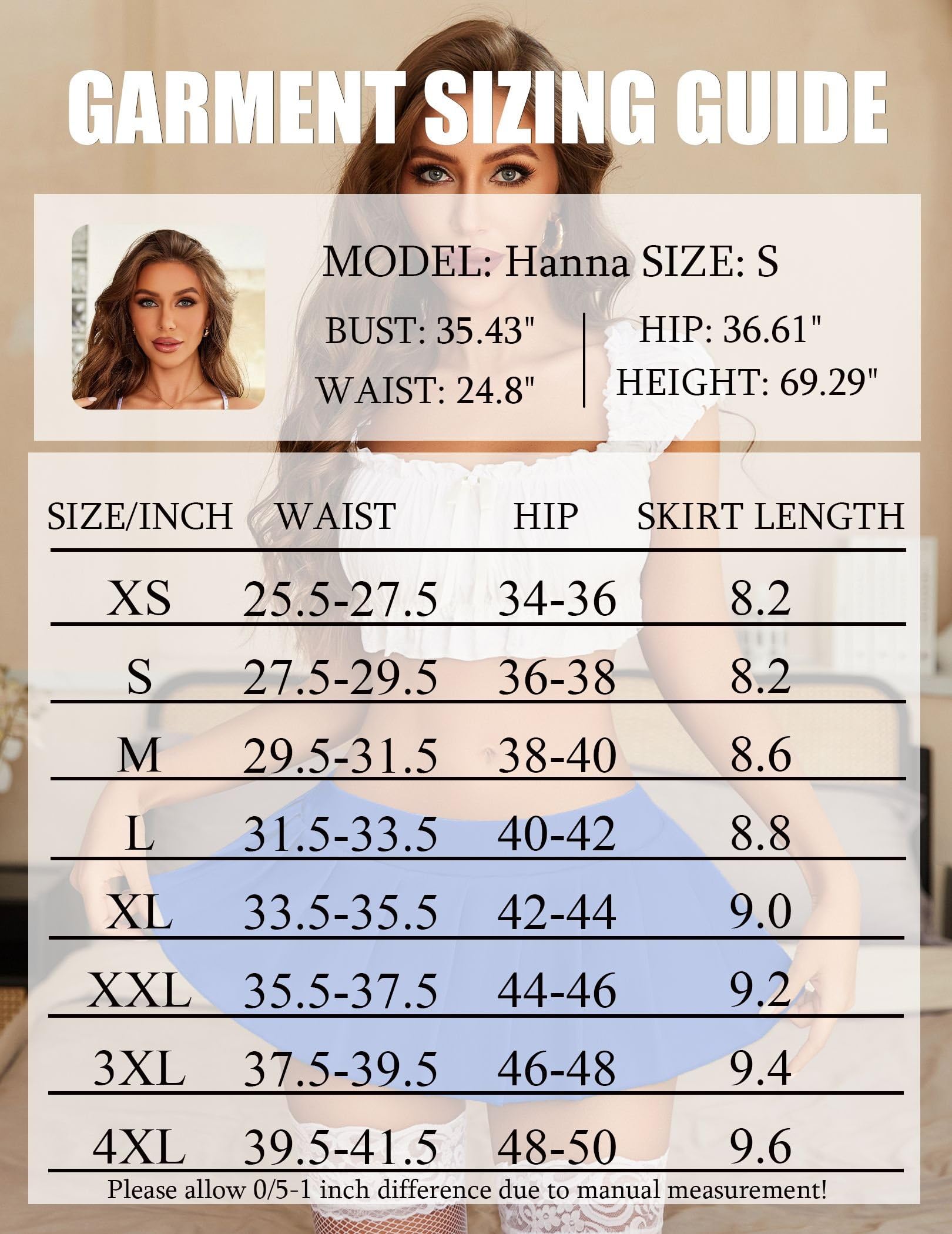 Avidlove Pleated Skirts for Women Y2k Mini Skirt Casual Short Skirts Micro Skirt XS-4XL: Small Sky Blue