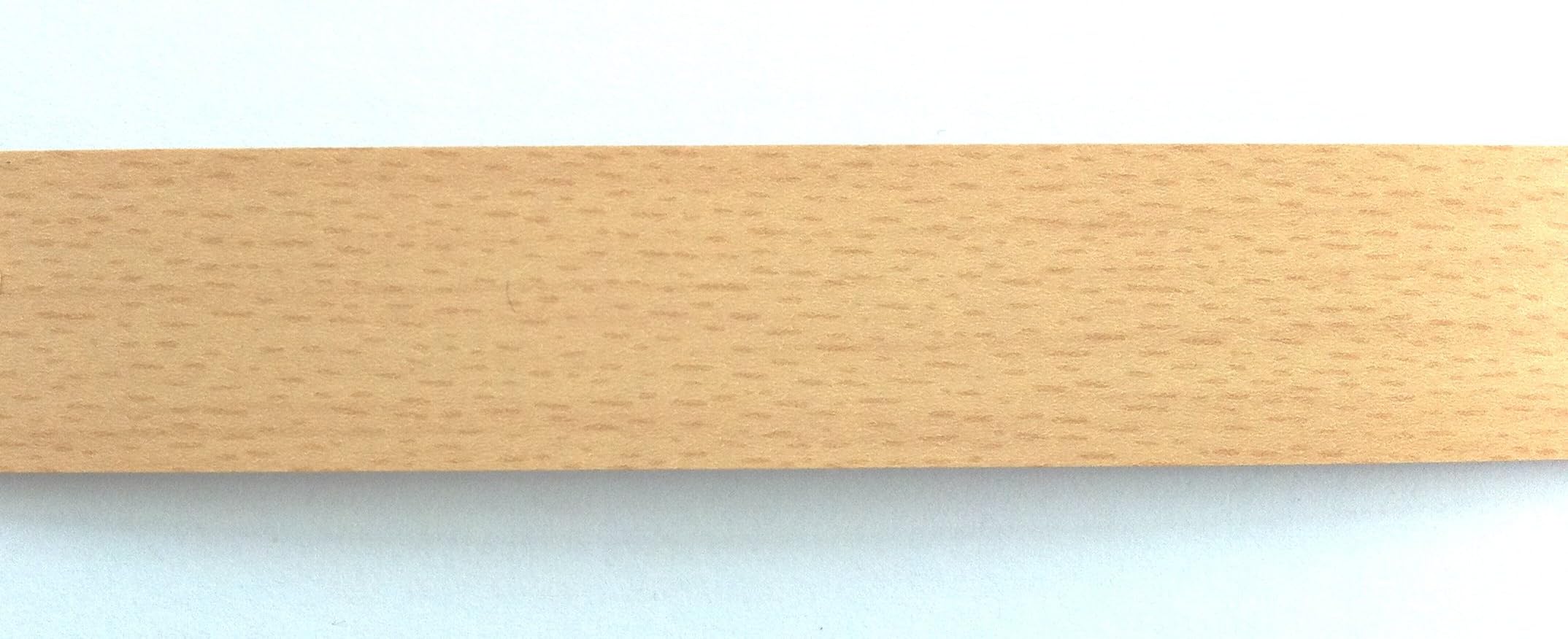 Iron-On Preglued Melamine Edging Tape, 22mm: Light Beech, 5 Metres, by Veneers Online Ltd