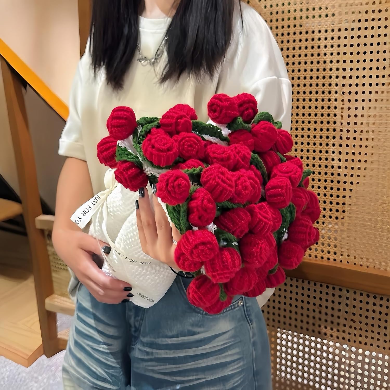 花束になるブランケット 花束ブランケット ソフトで軽量なロマンチックなバラの花の 直径120cm 150cm 誕生日の 【QARADR】