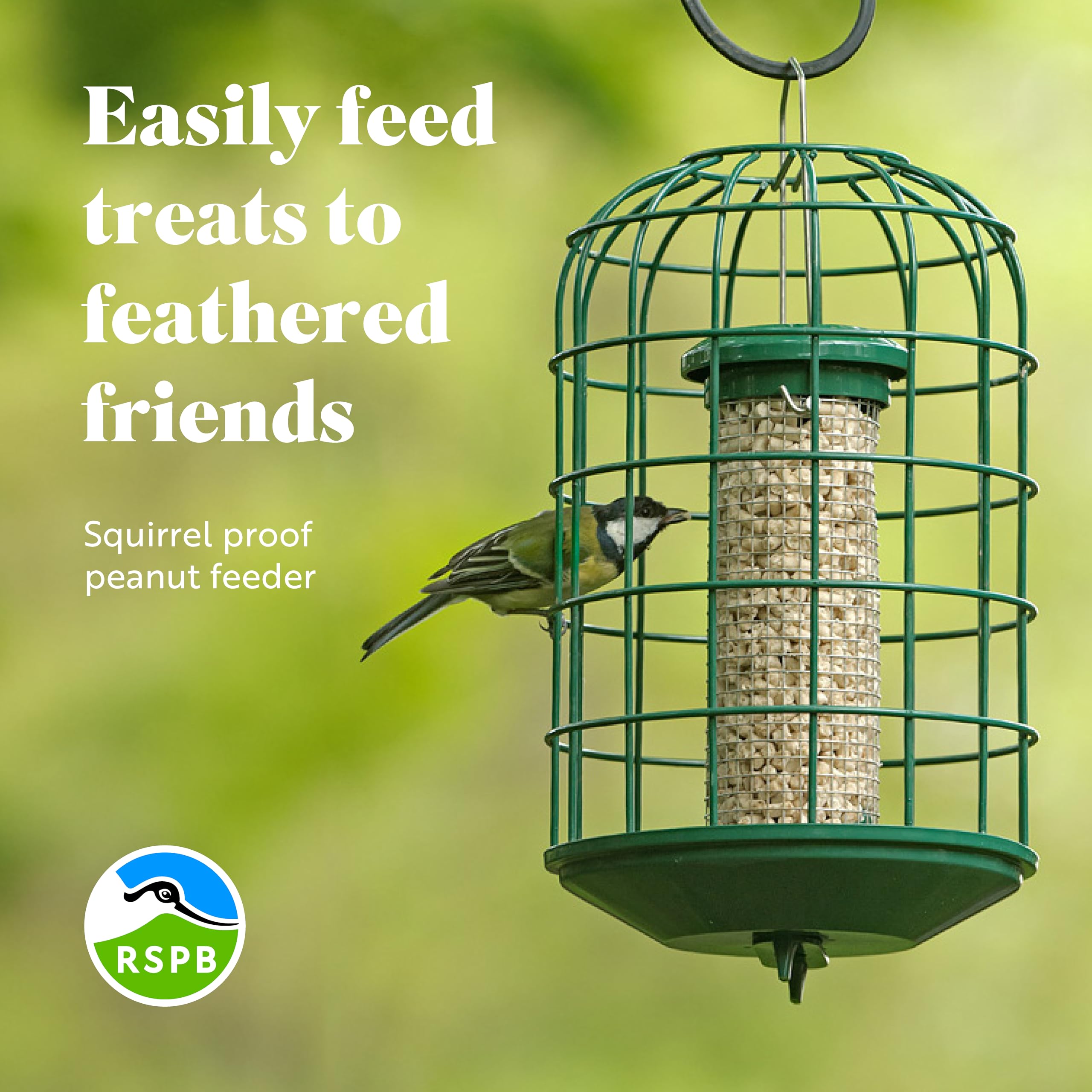 RSPB Mangeoire Anti-écureuil Vert 300 g