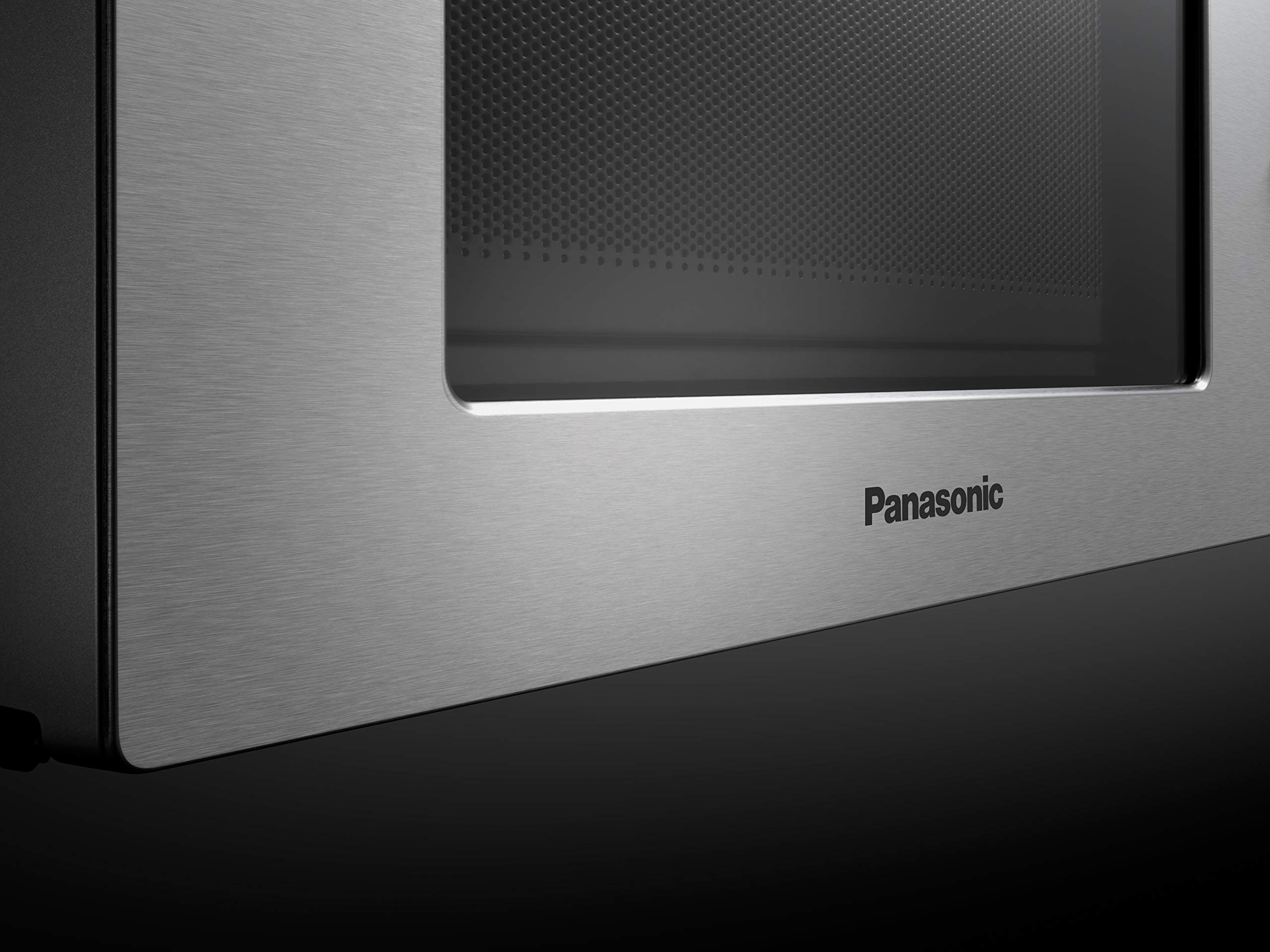 Panasonic NN-J19KSMEPG Horno Microondas y Grill con Plato Giratorio, 20 Litros, Acero Inoxidable, 800 W, Grill de 1000 W, 9 Programas Automáticos, Plateado
