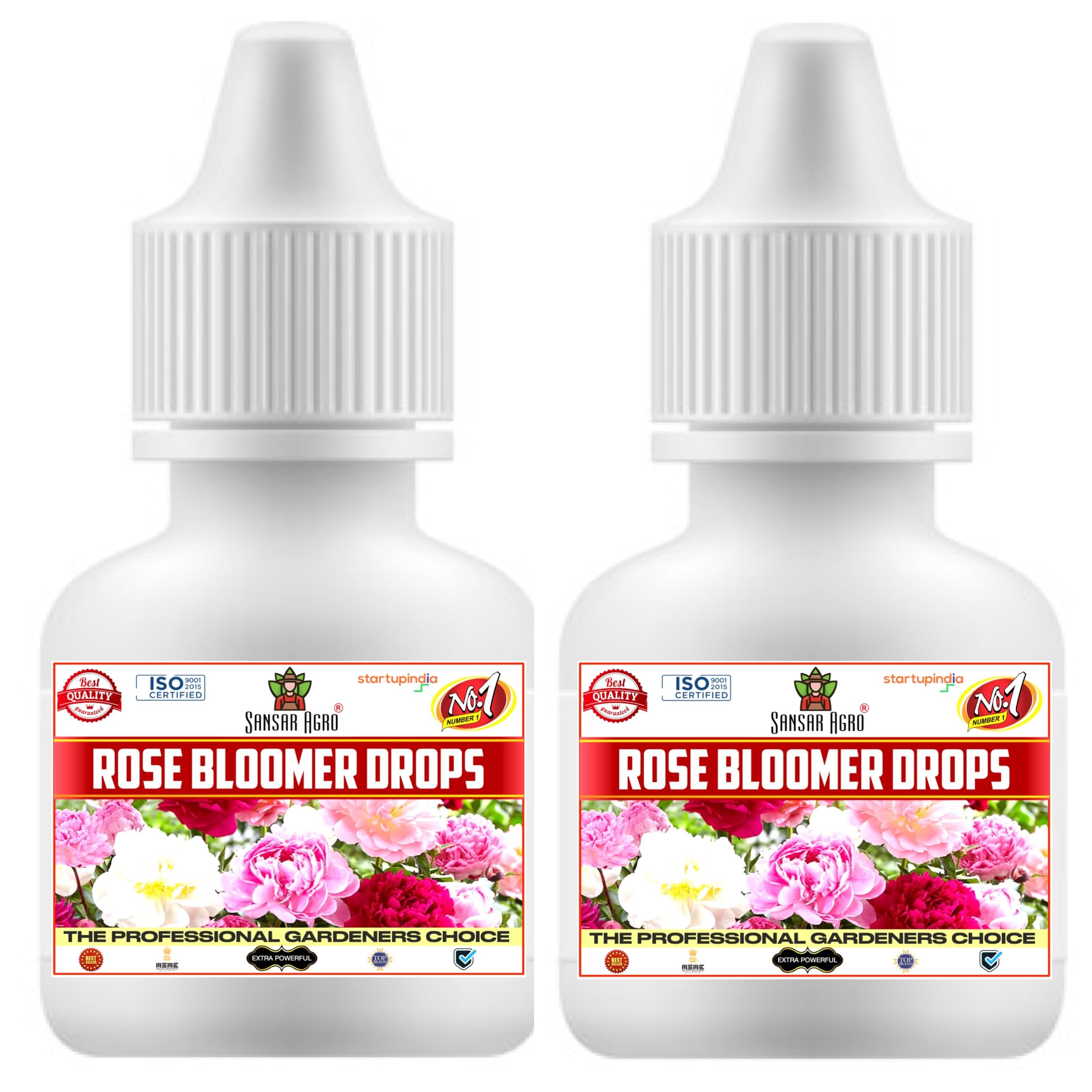 Sansar Agro® Rose Bloomer Liquid Drops Fertilizer, Premium Essential Organic Liquid Fertilizer For Rose Plant (30 ml + 30 ml) (B09H6Q4QTK) Amazon Price History, Amazon Price Tracker