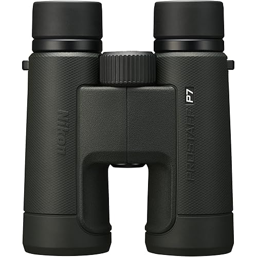 Nikon PROSTAFF P7 10x42 Binocular | Waterproof, fogproof, Rubber-Armored Full-Size Binocular, Oil & Water Repellent Coating & Locking Diopter | Official Nikon USA Model