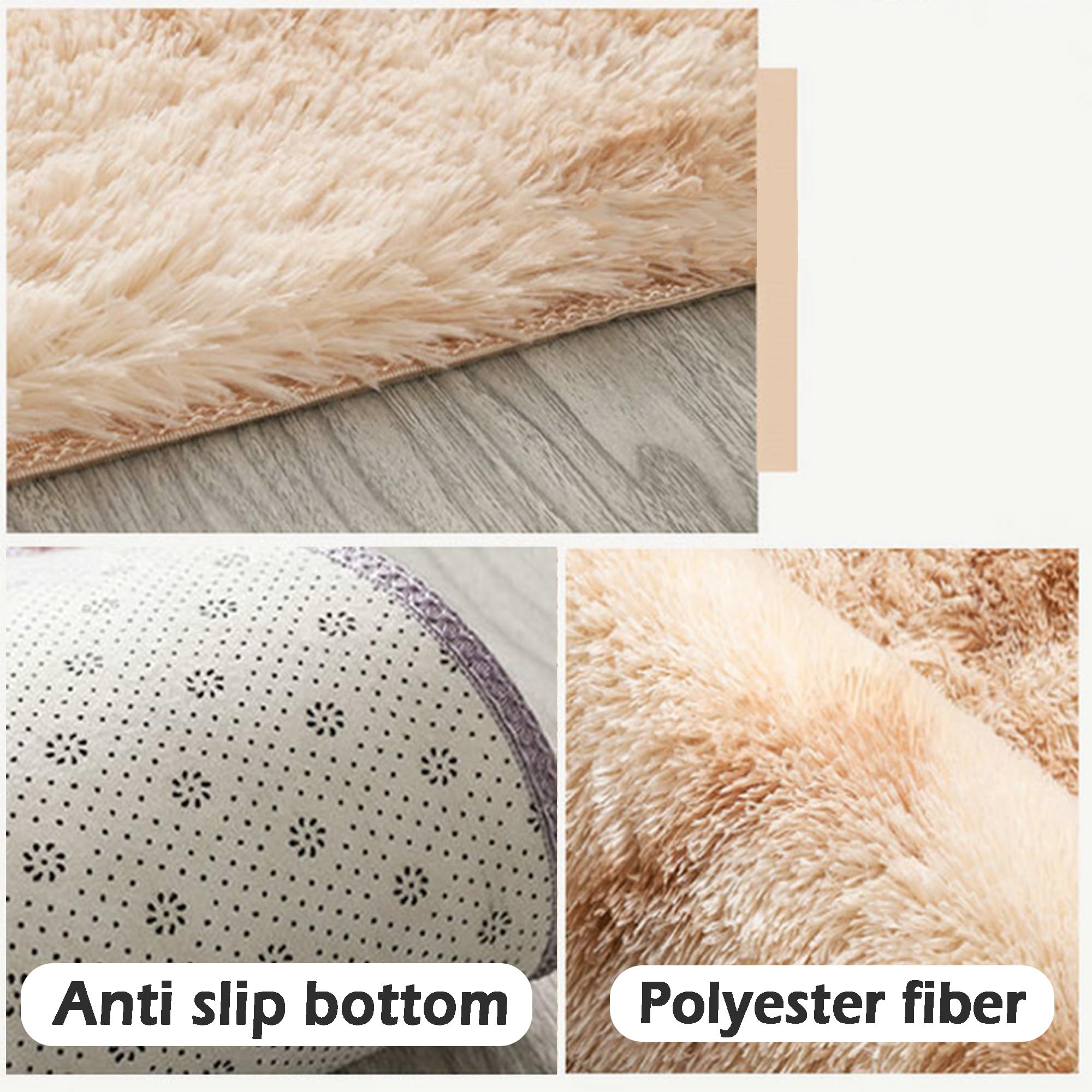 Tapis de salon, grande taille et doux pour chambre à coucher avec revers antidérapant durable, tapis de sol pour chambre d'enfant, de bébé, cuisine, salon, chambre à coucher, 200 x 250 cm