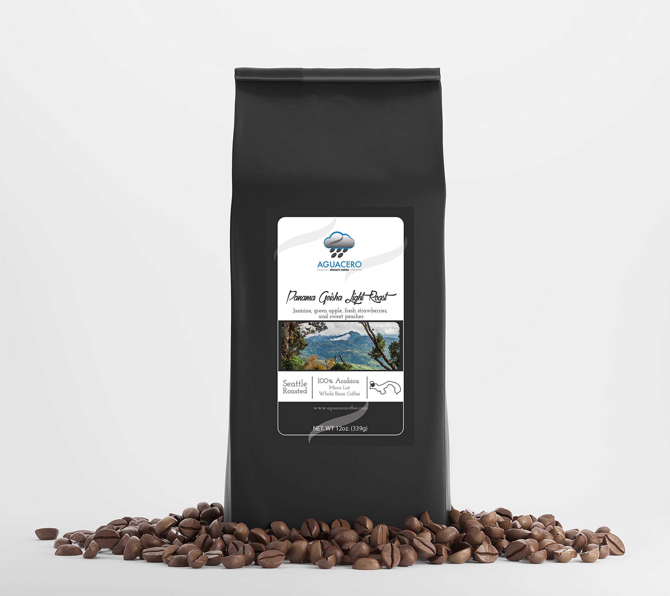 Panama Geisha Light Roast Whole Bean Private Collection - 12 OZ.