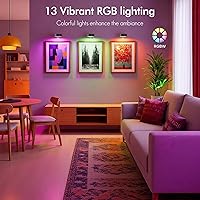 Vista 39 de 3-Pack Picture Lights for Wall, Rechargeable Battery Operated Led Painting Light with Remote Dimmable ＆ Timer, 3 Lighting Modes Magnetic Art Display
