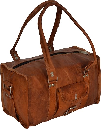 Sac De Voyage / Weekender En Cuir Diesel Marron - Vintage Unisexe - 40-60L