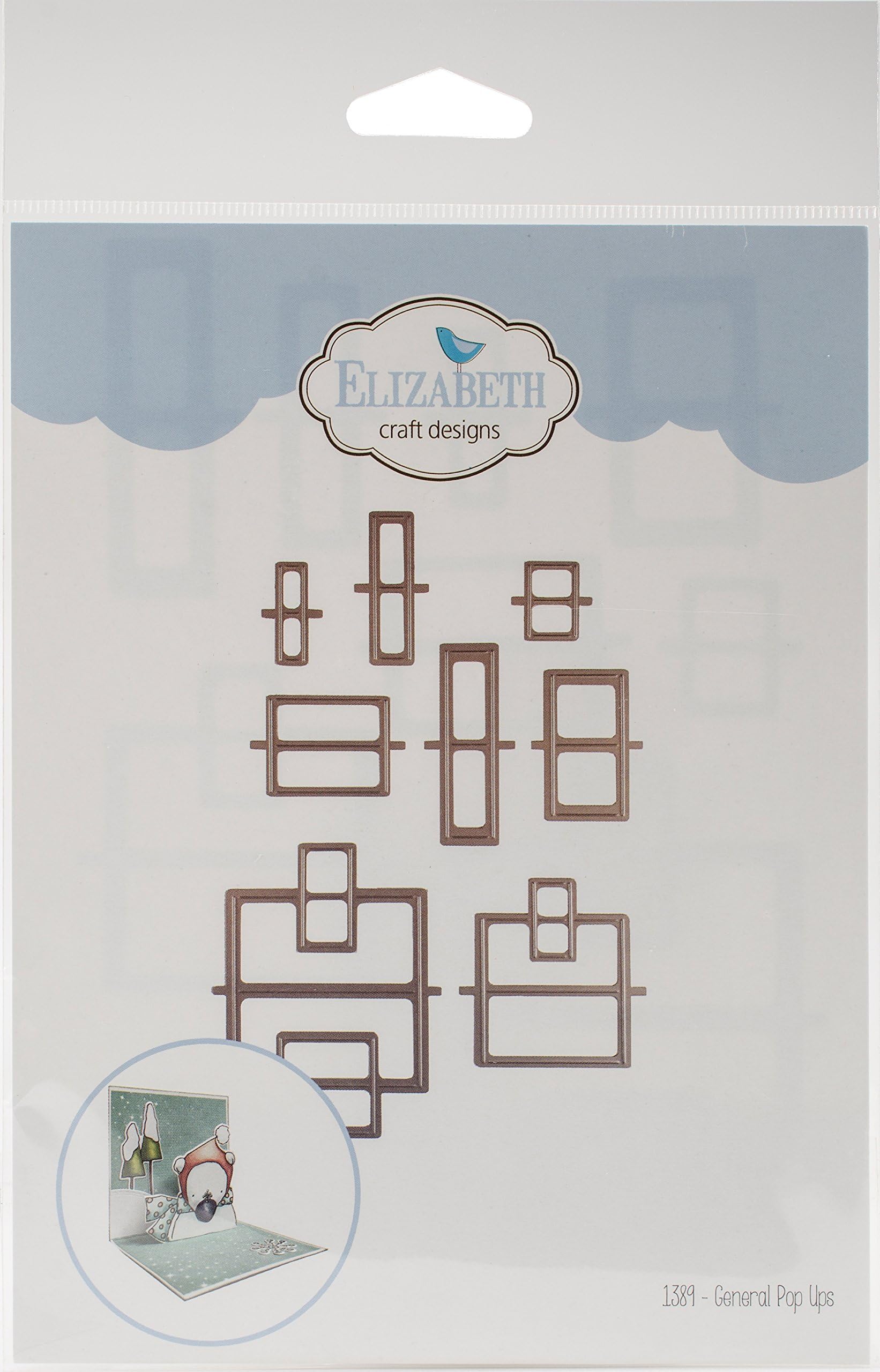 Elizabeth Craft Designs 1389 Elizabeth Craft Metal Die-General Pop Ups