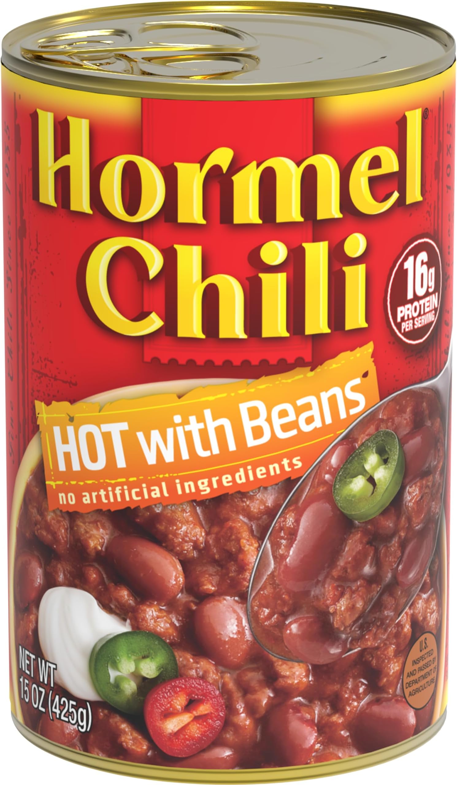 Hormel Chili ,Hot with Beans, 15 oz