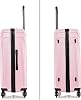 InUSA VASTY Equipaje con Ruedas Giratorias | Maleta de Viaje Duradera y Ligera con Asa y Carro 24 Pulgadas Mediana Facturada | Rosa 6