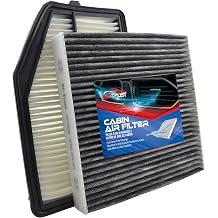 Engine & Cabin Air Filter Combo for Honda CR-V 2015-2016 2.4L | Replaces 17220-5LA-A00 & 80292-TZ3-A41 | Carbon Fiber & Cellulose Media