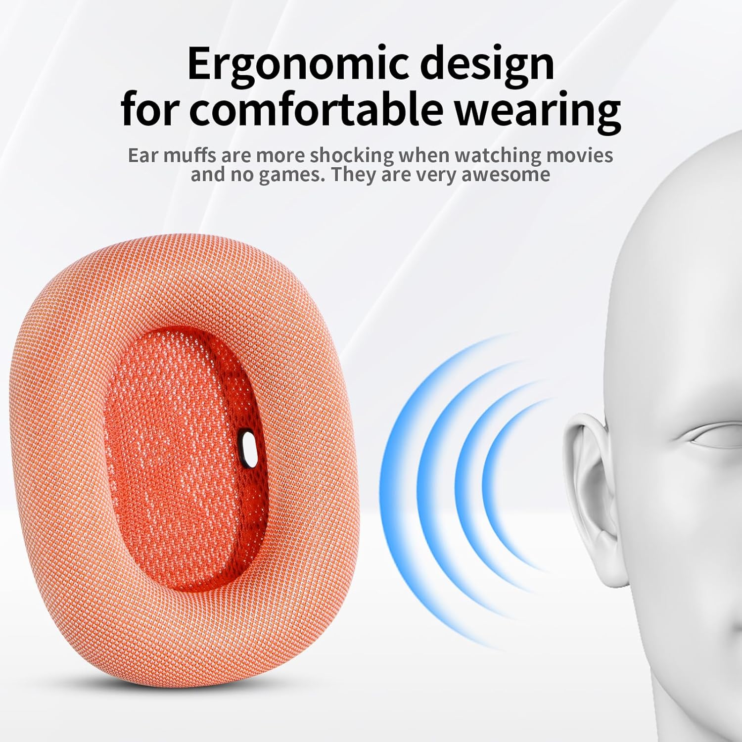 Amazon | GEVO 改良版イヤークッション 交換用イヤーパッド Apple AirPods Maxヘッドホン用 メッシュ生地 イヤーパッドカバー  低反発素材 マグネット AirPods Max用 (スペースグレー) | GEVO | イヤーパッド GEVO 改良版イヤークッション  交換用イヤーパッド Apple ... イヤーパッド 交換用イヤーパッド AirPods Maxヘッドホン用 イヤークッション メッシュ生地 ノイズアイソレーションメモリー