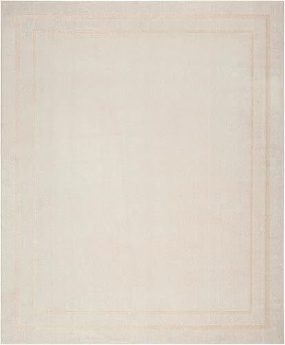 Vista 93 de Nourison Home Essentials - Alfombra contemporánea de 5 x 7 pies, color marfil/negro