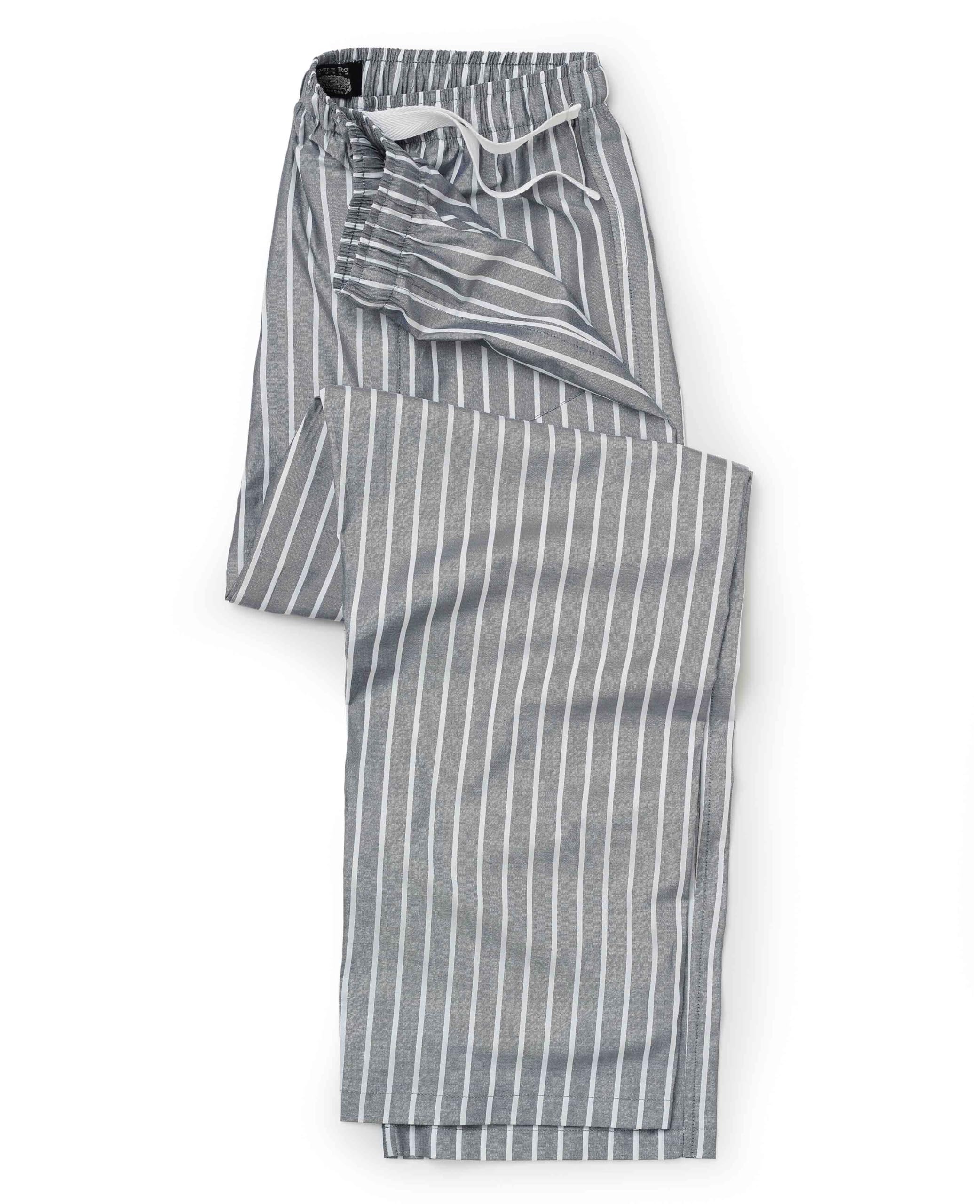 the savile row company london 100% Cotton Soft PJ Pyjama Bottoms Lounge Pants-picture-15