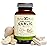 Herbal Roots Organic Whole Bulb Garlic Pills - Potent Extra Strength | 600 mg - 60 Organic Vegan Capsules