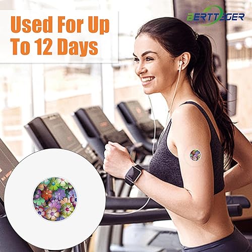 Miniatura 3 de Cubiertas de sensor para Freestyle Libre 2, 20 cubiertas de sensor+20 calcomanías, agradables al tacto, impermeables Libre 3 parches adhesivos,