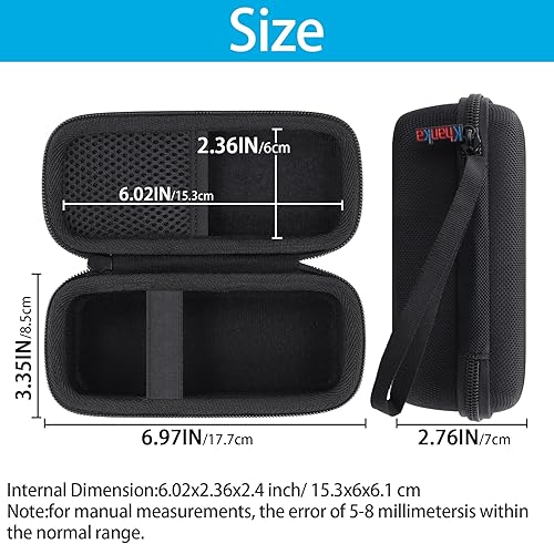 Vista 30 de khanka Funda de viaje Anker Prime Power Bank 27650mAh 250W Negro