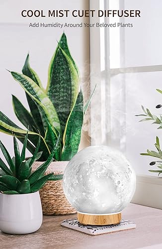 Miniatura 5 de MEIDI Difusor de lámpara lunar y difusor de aceite esencial sin agua